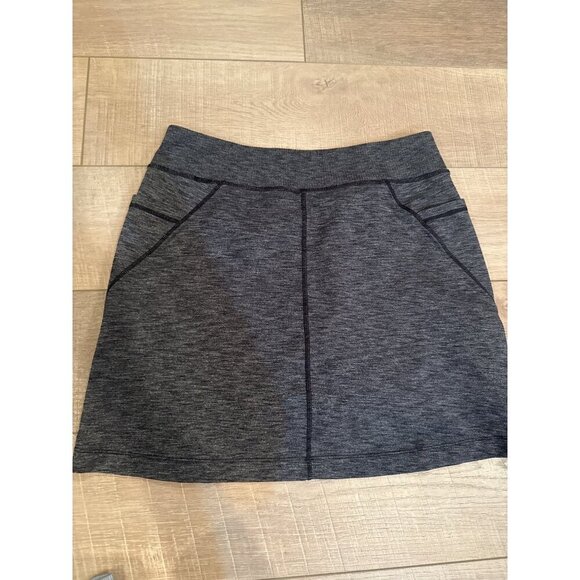 Athleta Gray Athletic Skort With Built-In Shorts Size M - Picture 6 of 7